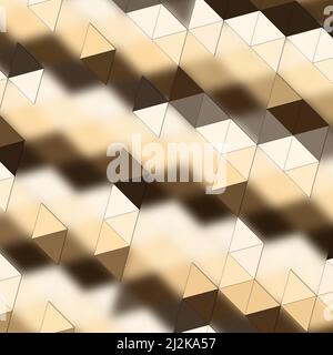 Ein unscharfer dreieckiger Hintergrund für Tapeten Stockfoto