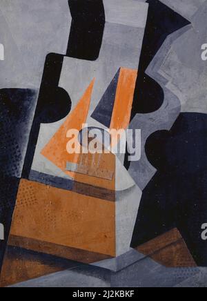 Kunst von Juan Gris - die Gitarre (Stillleben mit Gitarre) (1916). Stockfoto