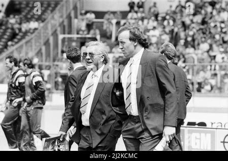 Everton 1-0 Coventry, Charity Shield Fußballspiel im Wembley Stadium, London, Samstag, 1.. August 1987. Stockfoto