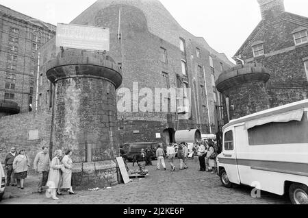 Heritage Market, Stanley Dock, Liverpool, 25.. September 1988. Stockfoto