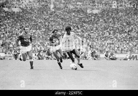 Everton 1-0 Coventry, Charity Shield Fußballspiel im Wembley Stadium, London, Samstag, 1.. August 1987. Aktion Abgleichen Stockfoto