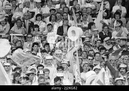 Everton 1-0 Coventry, Charity Shield Fußballspiel im Wembley Stadium, London, Samstag, 1.. August 1987. Stockfoto