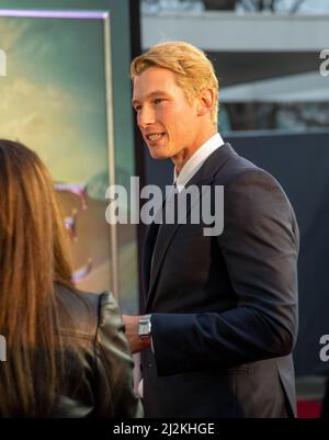 Fantastische Bestien Geheimnisse der Dumbledore World Premier Royal Festival Hall London Stockfoto