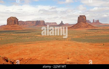 Blick vom Artists Point - Monument Valley - Utah, Arizona Stockfoto