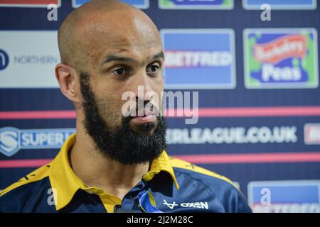 Leeds, England - 26.. März 2022 - Jamie Jones-Buchanan, Interim Head Coach von Leeds Rhinos. Rugby League Betfred Challenge Cup Leeds Rhinos vs Castleford Tigers im Headingley Stadium, Leeds, Großbritannien Dean Williams Stockfoto