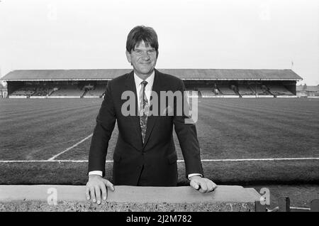 John Madejski, der neue Vorsitzende des Reading Football Club. 1.. Dezember 1990. Stockfoto