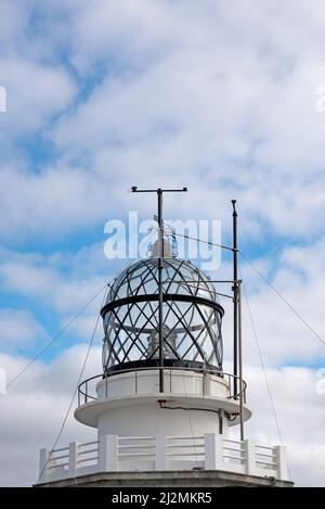 Estaca de Bares, Kap, Mañón, La Coruña, Galicien, nord, Spanien, Atlantik, Kantabrische See, Leuchtturm, Punta Estaca de Bares, Stockfoto