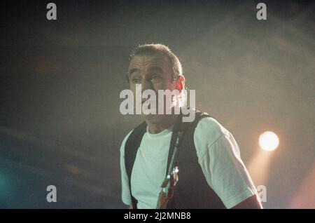 Status Quo im Konzert im NEC in Birmingham, 11.. Dezember 1990. Unser Bild Zeigt ... Francis Rossi Stockfoto