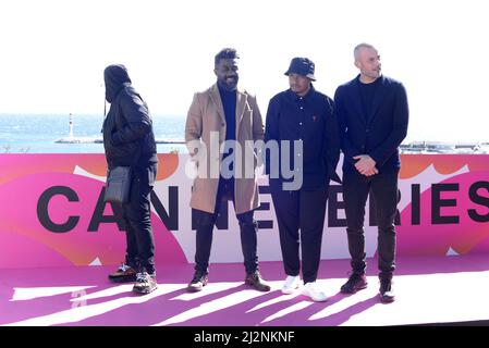 Sopran, a la vie a la mort photocall a The Canneseries Saison 5, Cannes April 1. 2022, FAMA © Fausto Marci Stockfoto