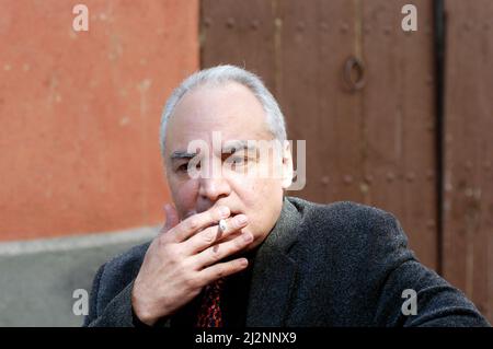 Horacio Vazquez Rial, argentinischer Schriftsteller, Übersetzer und Historiker. Stockfoto