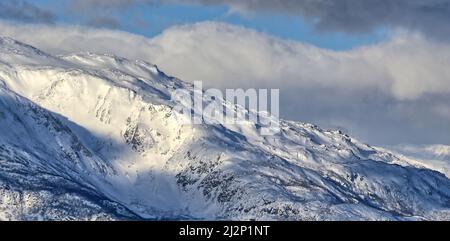 Von Alta nach Sortland Stockfoto