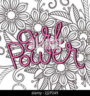 Vektorgrafik „Girl Power“ Stock Vektor