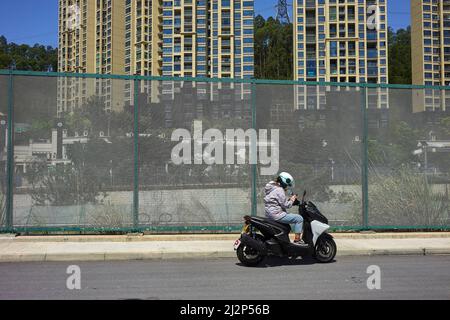 Hongkong, China. 03. April 2022. (Foto von Emmanuel Serna/ SOPA Images/Sipa USA) Quelle: SIPA USA/Alamy Live News Stockfoto