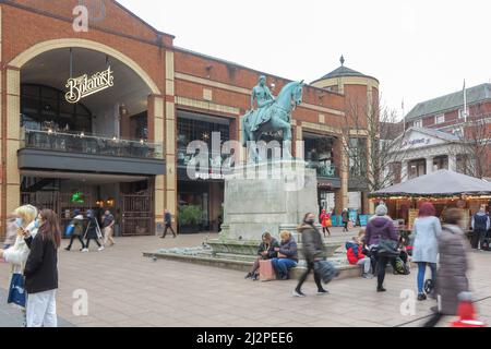 Broadgate, Stadtzentrum von Coventry Stockfoto