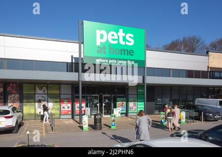 Gallagher Retail Park, Huddersfield Stockfoto