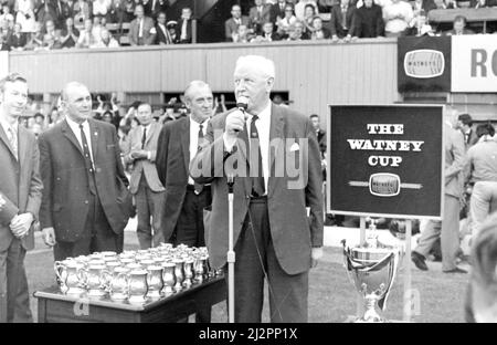 Derby County / Manchester United, Watney Cup Final, 1970 Stockfoto