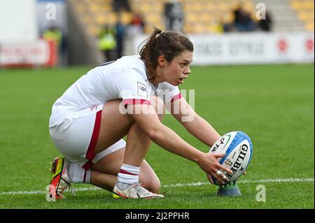 Parma, Italien. 03. April 2022. Italien gegen England, Rugby Six Nations Spiel in Parma, Italien, April 03 2022 Quelle: Independent Photo Agency/Alamy Live News Stockfoto