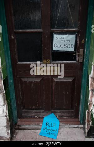 Montreal Arms Pub Brighton Großbritannien Stockfoto