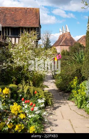 Great Dixter House and Garden, Spring, Northiam, East Sussex, Großbritannien Stockfoto