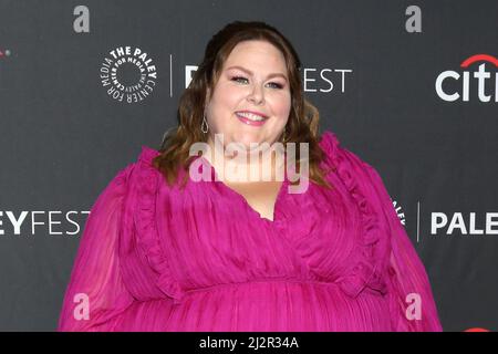 Los Angeles, USA. 02. April 2022. Chrissy Metz beim PaleyFEST - This is US at Dolby Theater on April 2, 2022 in Los Angeles, CA (Foto von Katrina Jordan/Sipa USA) Quelle: SIPA USA/Alamy Live News Stockfoto
