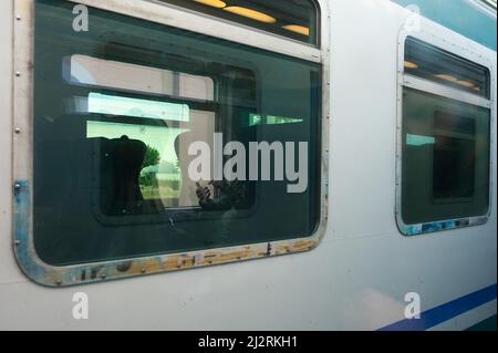 Italien, 10/10/2016: Zugfahrt. © Andrea Sabbadini Stockfoto