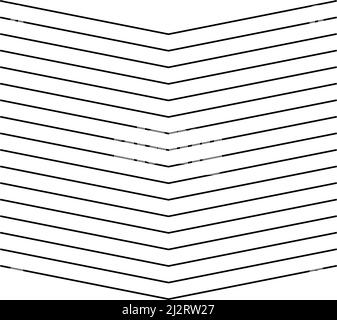 Wellig, Zickzack, winkend, Streifen mit kreuzenden Linien, horizontale Trennlinien. Streifen, Streifen. Stock Vektorgrafik, Clip-Art Grafiken Stock Vektor