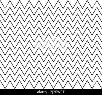 Wellig, Zickzack, winkend, Streifen mit kreuzenden Linien, horizontale Trennlinien. Streifen, Streifen. Stock Vektorgrafik, Clip-Art Grafiken Stock Vektor