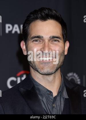 Hollywood, USA. 03. April 2022. Tyler Hoechlin beim jährlichen PaleyFestLA - ÔSuperman und LoisÕ 39., das am 3. April 2022 im Dolby Theater in Hollywood, CA, stattfand. © Janet Gough/AFF-USA.COM Quelle: AFF/Alamy Live News Stockfoto