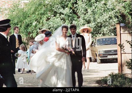 Die Hochzeit von Lady Helen Windsor mit Timothy Taylor in der St. George's Chapel, Windsor Castle. 18.. Juli 1992. Stockfoto