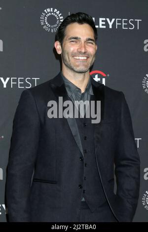 3. April 2022, Los Angeles, CA, USA: LOS ANGELES - APR 3: Tyler Hoechlin beim PaleyFEST 2022 - Superman und Lois im Dolby Theater am 3. April 2022 in Los Angeles, CA (Bildquelle: © Kay Blake/ZUMA Press Wire) Stockfoto