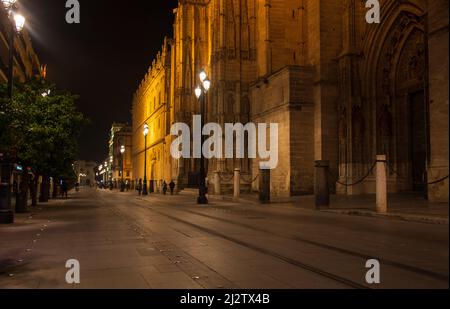 Die Wunder der Kathedrale von Sevilla eine der größten gotischen Kathedralen der Welt Stockfoto