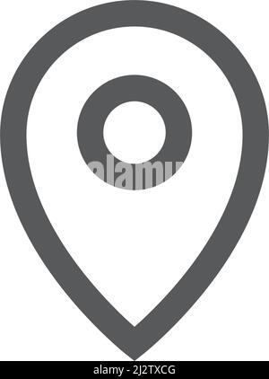 Standort punkt Logo vector Template Stock Vektor