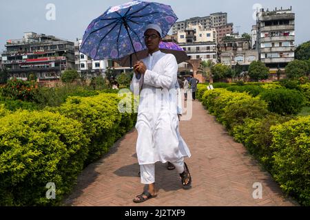 Bangladesch, Dhaka, den 2021-10-22. Tägliches Leben in Dhaka, der Hauptstadt von Bangladesch. Foto von Martin Bertrand. Bangladesch, Dacca, le 2021-10-22. Vie qu Stockfoto