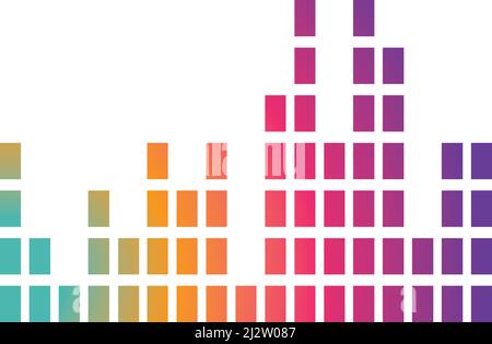 Sound wave music Logo vector Template Stock Vektor