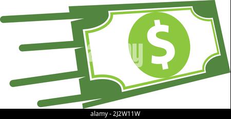 Business acounting money mobile Cash-Logo-Vektor-Vorlage Stock Vektor