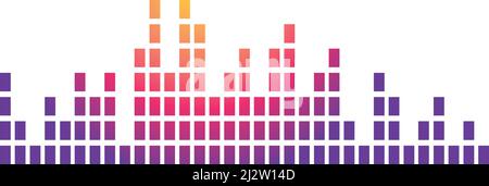 Sound wave music Logo vector Template Stock Vektor