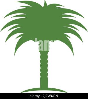 Vektor-Illustration mit Datumspalme-Logo Stock Vektor