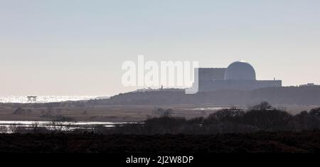 Sizewell Atomkraftwerk Suffolk Stockfoto