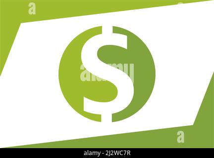 Business acounting money mobile Cash-Logo-Vektor-Vorlage Stock Vektor