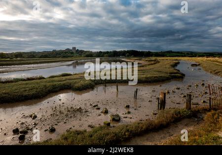 River Adur in der Nähe von Shoreham-by-Sea, West Sussex, Großbritannien Stockfoto