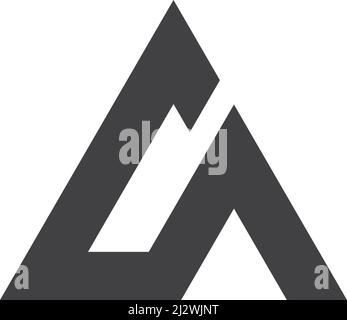 Einen Brief Logo Business Template Vector Stock Vektor