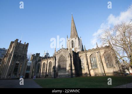 Sheffield Cathedral in Sheffield, Großbritannien Stockfoto