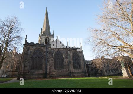 Sheffield Cathedral in Sheffield, Großbritannien Stockfoto