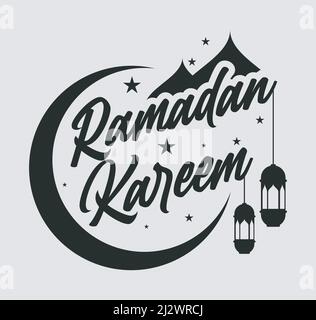 Ramadan Segen Monat ramadan T-Shirt Design Vorlage Vektor-Datei. Ramadan Kareem T-Shirt-Design Stock Vektor