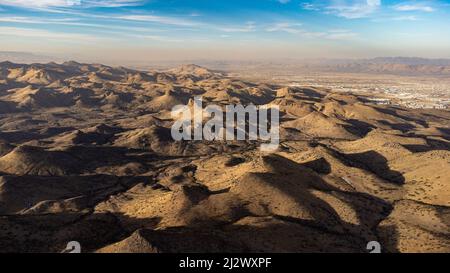 Die Berge umgaben Chihuahua Stadt, Mexiko Stockfoto