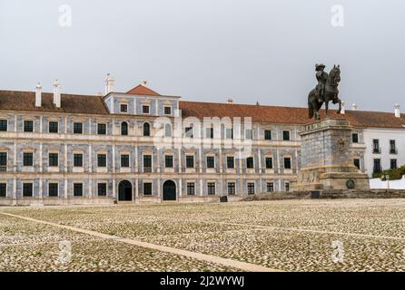 Vila Vicosa, Portugal - 25. März 2022: Blick auf den Herzogspalast des Hauses Braganza Stockfoto