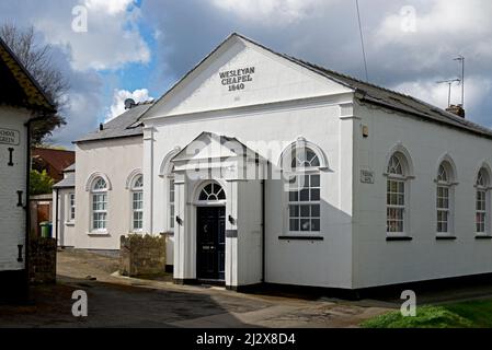 Wesleyan-Kapelle im Dorf Bishop Burton, East Yorkshire, England Stockfoto
