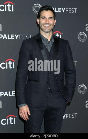 Los Angeles, USA. 03. April 2022. Tyler Hoechlin beim PaleyFEST 2022 - Superman und Lois im Dolby Theater am 3. April 2022 in Los Angeles, CA (Foto von Katrina Jordan/Sipa USA) Quelle: SIPA USA/Alamy Live News Stockfoto