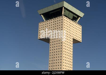 flughafen-Kontrollturm mexiko-Stadt Detail Stockfoto