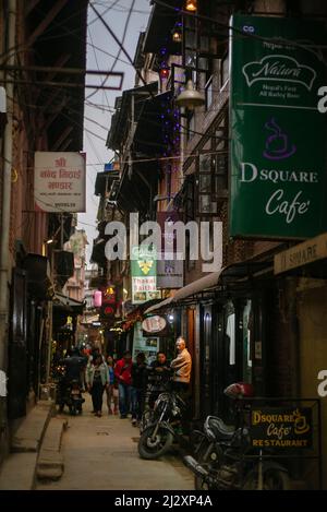 Tägliches Leben in Patan auch bekannt als Lalitpur, Kathmandu Valley, Nepal Stockfoto